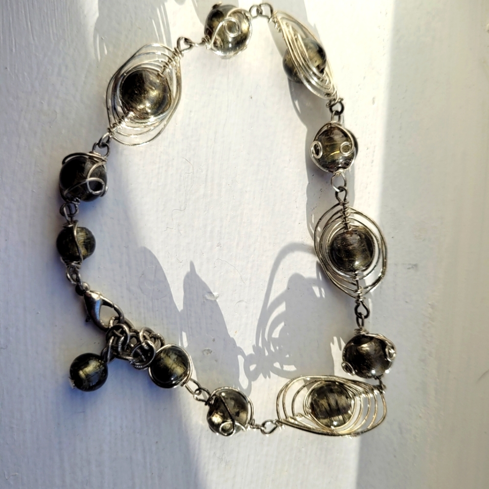 Wire Beaded Bracelet